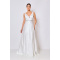 BIELE DLHÉ SPOLOČENSKÉ ŠATY BRIGITTE
