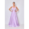 FIALOVÉ DLHÉ SPOLOČENSKÉ ŠATY BRIGITTE