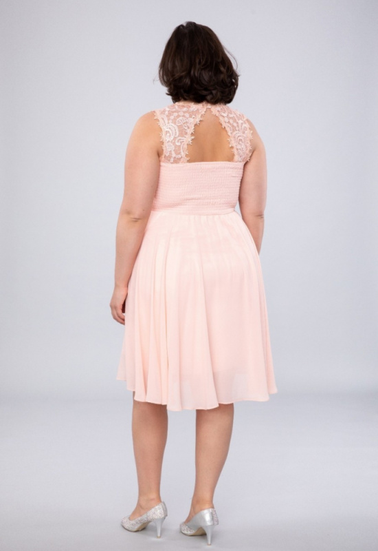 KRÁTKE RUŽOVÉ SPOLOČENSKÉ ŠATY PRE MOLETKY MATHIE