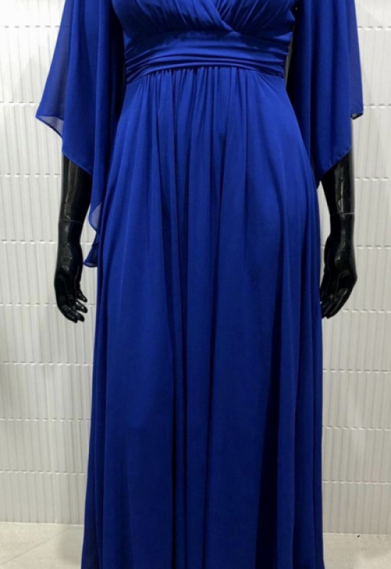 MODRÉ SPOLOČENSKÉ ŠATY MARTHE 