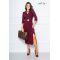 BORDOVÉ ELEGANTNÉ ŠATY ANITA