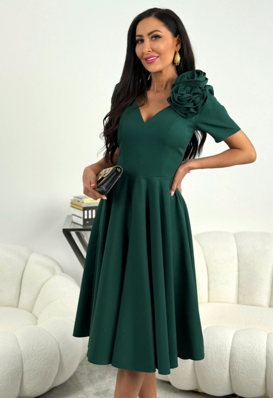 ZELENÉ MIDI ŠATY RUBI  